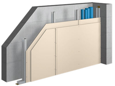 5-DL.1.2, Rigips&reg; Schachtw&auml;nde Duraline Bild 1